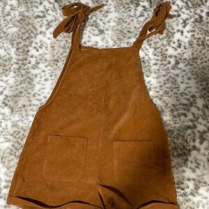 Amazon Brown Corduroy Jumpsuit